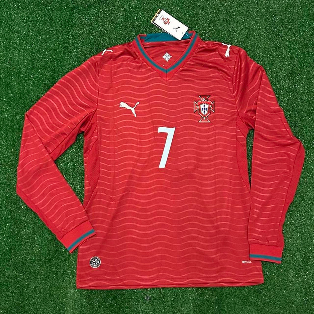Portugal 2026 World Cup Ronaldo #7 Full Sleeve Jersey