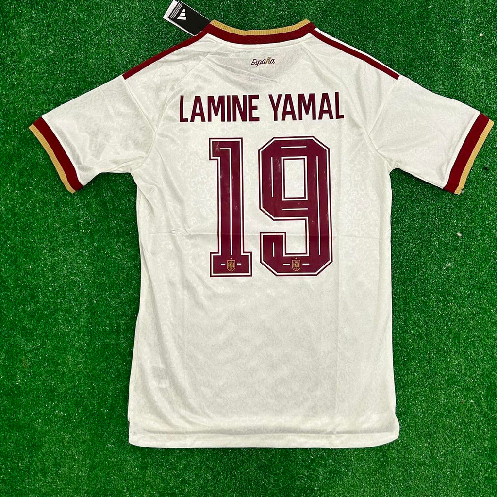 Spain 2026 World Cup Away Lamine Yamal #19 Jersey
